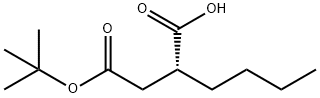 (R)-(+)-2-Butylbutanedioic acid 4-tert-butyl ester Struktur