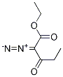 Pentanoic acid, 2-diazo-3-oxo-, ethyl ester Struktur