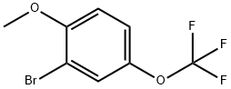 2-BROMO-1-METHOXY-4-(TRIFLUOROMETHOXY)BENZENE Struktur