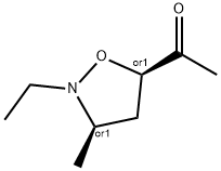 Ethanone, 1-(2-ethyl-3-methyl-5-isoxazolidinyl)-, cis- (9CI) Struktur