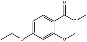 Benzoic acid, 4-ethoxy-2-methoxy-, methyl ester (9CI) Struktur