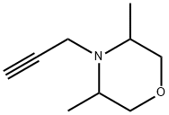 Morpholine,  3,5-dimethyl-4-(2-propynyl)-  (9CI) Struktur