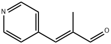 2-Propenal,2-methyl-3-(4-pyridinyl)-,(E)-(9CI) Struktur