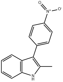 2-METHYL-3-(4-NITROPHENYL)INDOLE Struktur