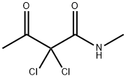 2,2-dichloro-N-methyl-3-oxobutyramide Struktur