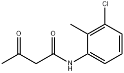 N-(3-chloro-o-tolyl)-3-oxobutyramide Struktur