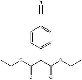 DIETHYL 2-(4-CYANOPHENYL)MALONATE Struktur