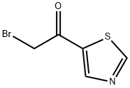 Ethanone, 2-bromo-1-(5-thiazolyl)- (9CI) Struktur