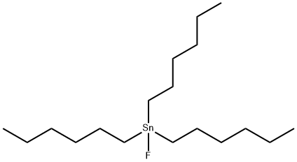 fluorotrihexylstannane  Struktur