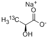 SODIUM L-LACTATE (13C3) Struktur