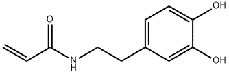 2-Propenamide, N-[2-(3,4-dihydroxyphenyl)ethyl]- (9CI) Struktur