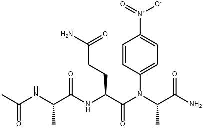 AC-ALA-GLN-ALA-PNA Struktur