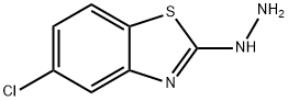 2(3H)-Benzothiazolone,5-chloro-,hydrazone(9CI) Struktur