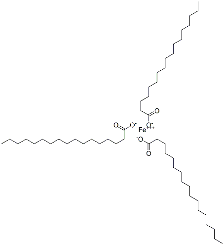 iron(3+) heptadecanoate  Struktur