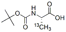 N-(TERT-BUTOXYCARBONYL)-L-ALANINE-3-13C Struktur