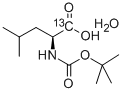 BOC-L-LEU-OH-1-13C MONOHYDRATE  99 ATOM& Struktur