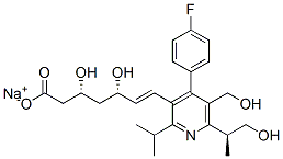 DESMETHYL HYDROXY CERIVASTATIN, SODIUM SALT Struktur