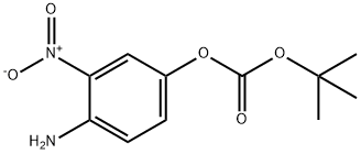 Carbonic acid 4-aMino-3-nitro-phenyl ester tert-butyl ester Struktur