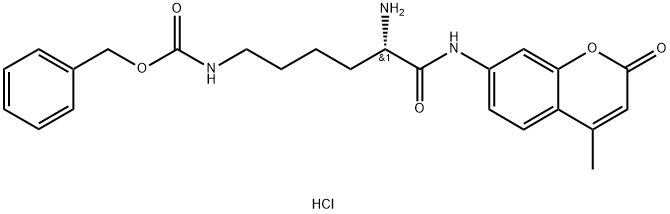 H-LYS(Z)-AMC HCL Struktur