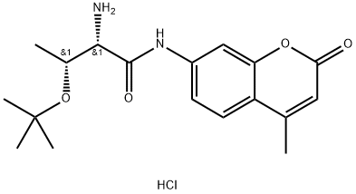 H-THR(TBU)-AMC HCL Struktur