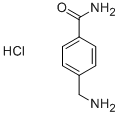 4-AMINOMETHYL-BENZAMIDE HYDROCHLORIDE Struktur