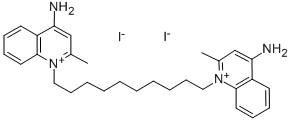 DEQUALINIUM IODIDE Struktur