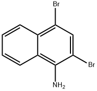 1-Amino-2,4-dibromonaphthalene Struktur