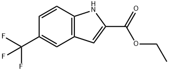 5-(TRIFLUOROMETHYL)INDOLE-2-CARBOXYLIC ACID ETHYL ESTER Struktur