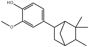 2-methoxy-4-(5,6,6-trimethylbicyclo[2.2.1]hept-2-yl)phenol Struktur