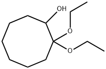 Cyclooctanol, 2,2-diethoxy- (9CI) Struktur