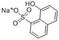 1-NAPHTHOL-8-SULFONIC ACID SODIUM SALT Struktur