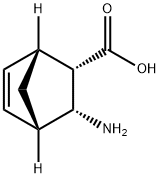 Bicyclo[2.2.1]hept-5-ene-2-carboxylic acid, 3-amino-, (1R,2S,3R,4S)- (9CI) Struktur