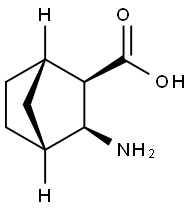 Bicyclo[2.2.1]heptane-2-carboxylic acid, 3-amino-, (1S,2R,3S,4R)- (9CI) Struktur