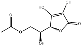 6-O-acetylascorbic acid Struktur