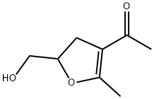 Ethanone, 1-[4,5-dihydro-5-(hydroxymethyl)-2-methyl-3-furanyl]- (9CI) Struktur