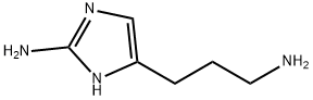 5-(3-Aminopropyl)-1H-imidazol-2-amine Struktur