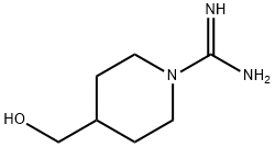 4-(HYDROXYMETHYL)PIPERIDINE-1-CARBOXAMIDINE Struktur