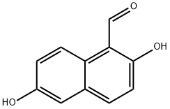 2,6-DIHYDROXY-NAPHTHALENE-1-CARBALDEHYDE Struktur