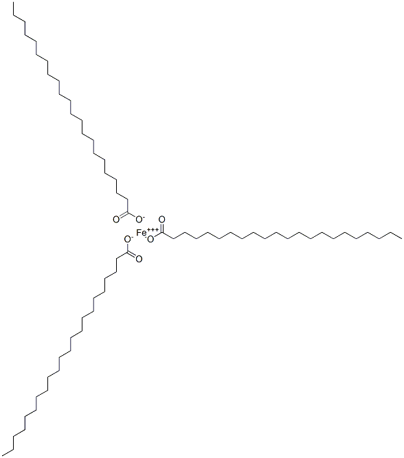 iron tridocosanoate Struktur