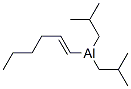 Diisobutyl[(E)-1-hexenyl] aluminum Struktur