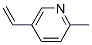5-ethenyl-2-methyl-pyridine Struktur