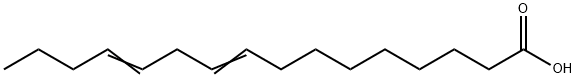 9,12-hexadecadienoic acid Struktur