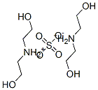 bis[bis(2-hydroxyethyl)ammonium] sulphate  Struktur