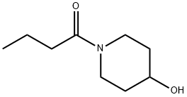 4-Piperidinol,  1-(1-oxobutyl)-  (9CI) Struktur