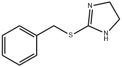 4,5-Dihydro-2-((phenylmethyl)thio)-(1H)imidazole Struktur