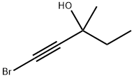 1-Bromo-3-methyl-1-pentyn-3-ol Struktur