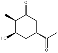 Cyclohexanone, 5-acetyl-3-hydroxy-2-methyl-, [2R-(2alpha,3alpha,5beta)]- (9CI) Struktur