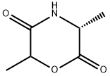 2,5-Morpholinedione,3,6-dimethyl-,(3R)-(9CI) Struktur