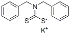 Potassium dibenzyldithiocarbamate Struktur