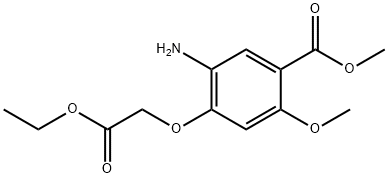 METHYL 3-AMINO-4-(2-METHOXY-2-OXOETHOXY)BENZOATE Struktur